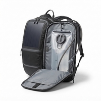 Sac à dos de randonnée à chargement solaire avec port USB, grande capacité, sac de voyage extérieur pour le cyclisme, le camping et la randonnée