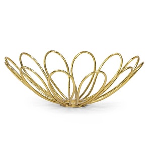 Bols décoratifs de haute qualité bol de service en aluminium décor de table à manger bol de service en prix de gros meilleure vente. - Product Image 1