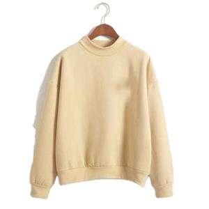 Sweats à capuche à col montant en molleton français de qualité supérieure personnalisés pour femmes Hiver 2026 - Product Image 6