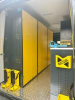 Systèmes d'étagères modulaires amovibles en métal de haute qualité, OEM, modernes, personnalisés, structure démontable, revêtement électrostatique en poudre