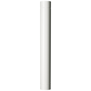 Tubo per Stufa a Legna in Porcellana Classico Bianco 8x50 cm - Product Image 1