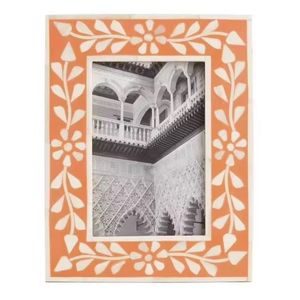 Cadre Photo en bois rectangulaire de haute qualité fait à la main moderne nacre incrustation vadrouille naturelle décorative - Product Image 4