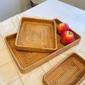 Plateau de service en mosaïque en marbre avec incrustation de nacre Décoration de table à manger Boho moderne Cadeau de maison rustique - Product Image 4