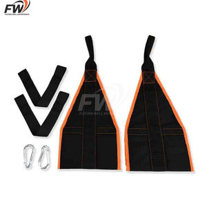 Correas abdominales ajustables para entrenamiento, accesorios de gimnasio, compresión acolchada, correa para dominadas, fuerza muscular abdominal - Product Image 1