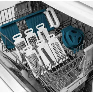 Râpe à fromage et zesteur à citron manuels Arthur Martin en plastique écologique avec fonctionnement facile et récipient pour légumes - Product Image 3