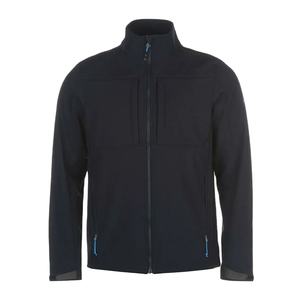 Chaqueta Softshell Impermeable con Cremallera y Logotipo Bordado Personalizado al por Mayor, Chaqueta Cortavientos de Poliéster para Hombre 2026 - Product Image 1