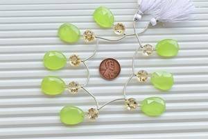 16 Piezas de Citrino Tallado en Forma de Lágrima, Corte Irregular, Facetado, Cuentas Naturales de 22x17.5x6 10x10x6 MM, Grado AAA+, Certificado IGI, Piedra Preciosa - Product Image 3