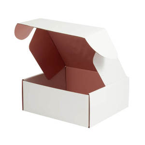 Custom Kraft Corrugated Cardboard Shipping <b>Box</b> with Handle Matt Lamination & Embossed Finish for E-Commerce Apparel Packaging - Product Image 2