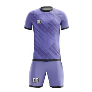 Uniformes de Fútbol de Club de Otoño Sólidos de Alta Calidad Personalizados, Conjunto de Ropa Deportiva de Fútbol por Sublimación, Camiseta de Fútbol Transpirable de Manga Corta - Product Image 1