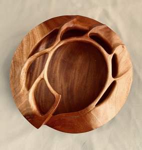 LAMETIERARTZ LMA22 Cuencos Indios de Madera de Mango, Diseño Rústico, Pulidos, Ecológicos, Desechables, Decorativos, para Servir, Mezclar Frutas - Product Image 5