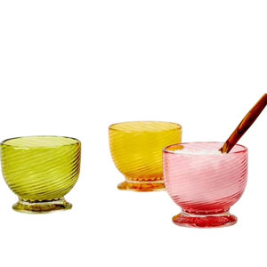 Ensaladera de resina hecha a mano con textura de resina y frutero con patrón de remolino acuático utilizado en el buffet de hotel en casa - Product Image 1