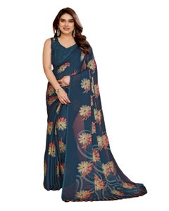 ELITE BRIDAL Ropa de boda india pakistaní Verano/Invierno Fancy Peso ligero Seda Tipo Sarees Samuthrika/Vasthra Kalas Estilo - Product Image 1