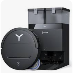 Robot aspirateur et serpillière combiné DEEBOT X1 Plus Ultra avec station d'auto-vidage, aspiration 5000Pa, alimenté par batterie, pour utilisation en voiture et dans le garage - Product Image 2