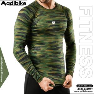 Camisetas de Compresión para Hombre, 95% Poliéster, 5% Elastano, Sublimadas, Transpirables, Antibacterianas, de Secado Rápido, Personalizadas, al por Mayor - Product Image 6