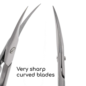 Tijeras para Cutículas de Uñas, Hojas Redondas Afiladas, Punta Puntiaguda, Tijeras para Salón de Uñas de 3.5" y 4", Tijeras Rusas para Uñas - Product Image 5