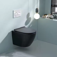 MWD Vente en gros d'usine Articles sanitaires Plusieurs couleurs Céramique One Piece Wc Toilette suspendue au mur pour salle de bain Hôtel Villa