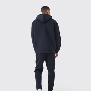 ชุดวอร์มทรงหลวมสำหรับผู้ชายผ้าฝ้ายโพลีเอสเตอร์ขนแกะโพลีเอสเตอร์เฮฟลีซ500ใส่สบาย - Product Image 4