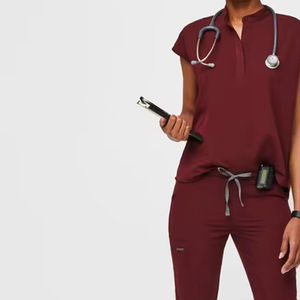 Uniformes de manga corta para enfermera, conjuntos de uniformes médicos, traje personalizado, uniformes de hospital, uniformes médicos de enfermería - Product Image 5