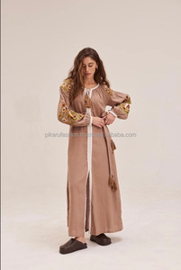 Vestido de novia Manga larga Hasta el suelo Vestido de baile Estilo clásico Telas de tul de gasa Nuevos patrones Vestidos civiles bordados de encaje - Product Image 6