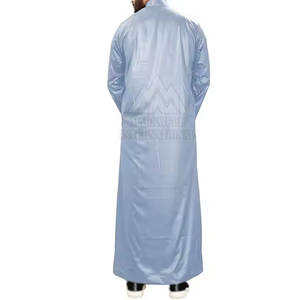 Cómodo vestido Jubba para hombre, bolsillo, diseño personalizado, tela transpirable, oración musulmana, vestido Thobe Jubba - Product Image 5