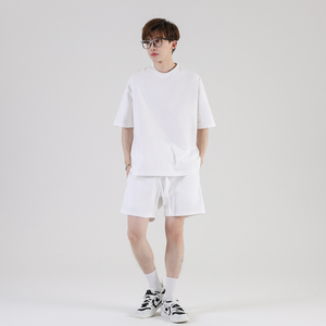 Camiseta pesada extragrande de manga corta de algodón 100% 300gsm, camisetas de tallas grandes de alta calidad para hombre, camiseta Unisex para hombre - Product Image 4