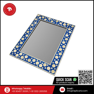 Grand miroir mural décoratif de luxe, style antique, cadre design, décoration de salon, décoration de la maison |   Accent d'intérieur élégant et haut de gamme - Product Image 4