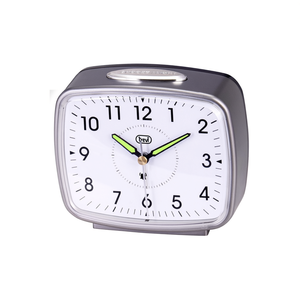 Trevi Alarm <b>Clock</b> SL 3098 Silver Desk & <b>Table</b> <b>Clock</b> with Stylish Design Model 0SL309810 - Product Image 2