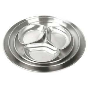 Plat de service de fruits secs Mariage et restaurant Dîner Plats de service 5 sections Forme ronde Métal Aluminium Plat de service Table - Product Image 3