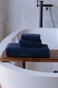 Ensembles de serviettes de bain 100% coton turc avec logo personnalisé, serviettes épaisses et draps de bain, douceur exceptionnelle pour usage domestique - Product Image 1