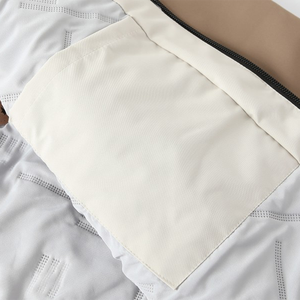 Conjunto de Sudadera con Capucha y Pantalones de Chándal para Hombre, de Invierno, Ajuste Regular, 100% Algodón, Impermeable, con Cremallera, Estilo Urbano, Esenciales, Forro Polar Liso Teñido - Product Image 5