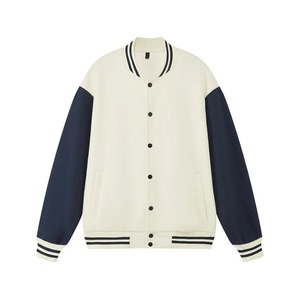 แจ็กเก็ตสไตล์คลาสสิกย้อนยุคสำหรับนักศึกษาเสื้อแจ็กเก็ตลายควิลท์ปักลายวิทยาลัยแจ็กเก็ตสำหรับผู้ชาย - Product Image 2