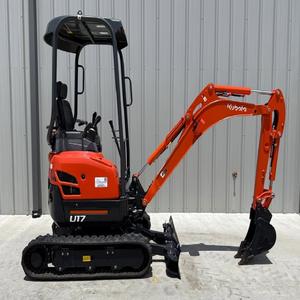 LIVRAISON GRATUITE Mini pelleteuse 1.2 tonnes EPA Euro 5 Kubota Engine Crawler Digger Farm Home Chinese Mini Digger Excavator Machine - Product Image 5