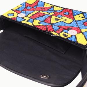 Bolsos de Noche con Cuentas Bordadas Personalizadas, Diseño Único, Étnicos, Hechos a Mano, con Cuentas de Semillas, para Eventos Formales - Product Image 5