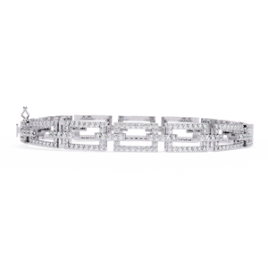 Bracelet pour femme de créateur en gros, diamant de taille brillante cultivé en laboratoire, plaqué or 14 carats, certifié IGI, bracelet jonc pour femme - Product Image 6