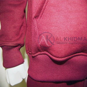 เสื้อฮู้ดผู้ชายพรีเมียมผ้าฝ้ายฟลีซน้ำหนักเบา 370 กรัม สำหรับฤดูหนาว สีพื้น ทรงปกติ รับผลิตแบบ OEM ODM - Product Image 6