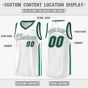 Maillots de basket-ball tendance pour hommes, uniformes d'équipe personnalisés par sublimation, qualité supérieure, réversible, fournisseur en gros en vrac OEM - Product Image 2