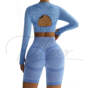 Conjunto de yoga para mujer, novedad, alta calidad, transpirable, algodón sostenible, elegante, el mejor diseño, ligero. - Product Image 5