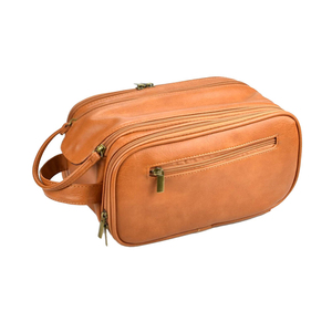 Vintage Leather Toiletry Bag for <b>Men</b> - Product Image 4