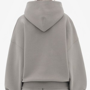 Sudadera con Capucha para Mujer, 100% Algodón, Felpa Francesa, Color Sólido, con Bolsillo, Corte Regular, Estilo Casual para Otoño - Product Image 2