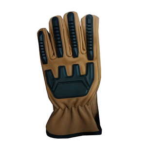 Gants de travail de sécurité KOKAL SPORTS en cuir de chèvre grainé robuste, avec protection TPR contre les chocs, imperméables, pour le travail industriel, la construction et le secteur pétrolier - Product Image 5