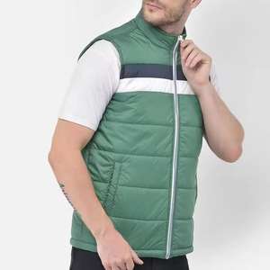 Veste d'hiver matelassée à fermeture éclair, légère, respirante, tendance, avec logo personnalisé 2025, devant décontracté, haute qualité, prix de gros bon marché - Product Image 5