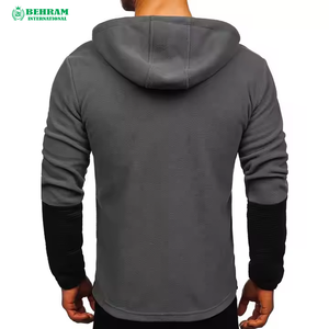Nouveau design – Sweat à capuche intégral zippé avec logo personnalisé sur le devant – Unisexe – Polaire/Tissu éponge français – Respirant – Séchage rapide – Style vintage – Hiver - Product Image 6