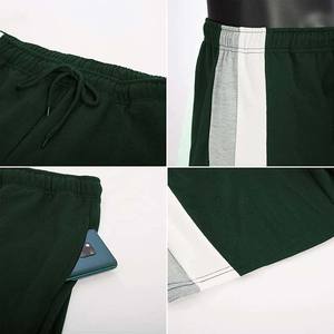 Cotton Breathable <b>Thermal</b> Plus Size Summer Embroidered High Street Style Quick Dry <b>Men's</b> Clothing <b>Sets</b> T Shirts Shorts 2pcs - Product Image 3