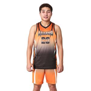 Uniforme de basket-ball respirant de haute qualité, taille plus, personnalisable, vêtements de sport, 100% polyester, sans manches - Product Image 1