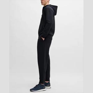 Men's Heavyweight 100% Cotton Fleece Tracksuit Drop Shoulder Oversize Baggy <b>Hoodie</b> Sweatpants <b>Maternity</b> Features for Winter - Product Image 2
