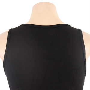 Camiseta de Yoga Personalizada para Mujer, Transpirable, sin Mangas, con Espalda Cruzada, Blusa de Algodón Ecológico - Product Image 6