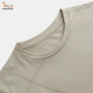 T-shirt pour hommes 100% coton col rond personnalisé OEM Logo personnalisé couleur Design T-shirt pour hommes vente en gros - Product Image 3