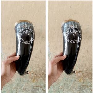 Cuerno vikingo para beber elegante hecho a mano, artesanías naturales de estilo animal pulido para una experiencia de bebida inolvidable - Product Image 1