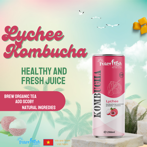 Té de Frutas Fermentado Interfresh de Vietnam, Kombucha en Lata de 250 ml, Sabor a Jugo, Alta Calidad OEM para EE. UU./Canadá y Chile/Colombia |   HACCP HALAL - Product Image 6