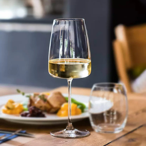 แก้วไวน์ทรงคลาสสิกแบบยุโรปสำหรับร้านอาหาร แก้วไวน์บอร์โดซ์ แก้วดื่มไวน์ แก้วคริสตัลสำหรับเบอร์เบิน วิสกี้ ไวน์ สำหรับบาร์และงานแต่งงาน - Product Image 5